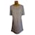 Hobbs Womens Black White Houndstooth Short Sleeve Shift Dress UK 12 US 8 EU 40 Grey Polyester  ref.976580