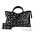 Balenciaga City Logo shoulder bag in black leather  ref.976782