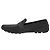 LOUIS VUITTON Scarpe da guida in pelle esotica 7 Nero Grigio LV Aut. ak212 Marrone - vista 13