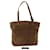 CHANEL Tote Bag Suede Brown CC Auth am4650  ref.977427