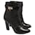 Autre Marque Amazing Givenchy Shark Lock Ankle Boots Black Leather  ref.977578
