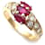 * Boucheron Rubin-Diamantring K18YG [Gebraucht] rosa Pink Gelbes Gold  ref.977592