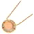 *[Used] Chaumet CHAUMET Class One Cruise Necklace K18PG Rose Quartz Diamond Pink gold x pink  ref.977593