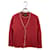 ***LORO PIANA  cashmere silk ensemble cardigan Red Cotton  ref.977600