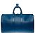Sac LOUIS VUITTON Keepall en Cuir Bleu - 101291 - vue 2
