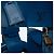 Sac LOUIS VUITTON Keepall en Cuir Bleu - 101291 - vue 5