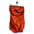 DOLCE & GABBANA  Dresses T.International S Polyester Orange  ref.977629