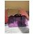 Borsa a mano Bottega Veneta in pelle intrecciata viola - vista 7