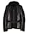 Incroyable manteau de fourrure Gucci avec ceinture Noir  ref.978286