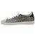 LOUIS VUITTON Baskets à paillettes Front Low Line en cuir 38.5 Argent LV Authak199 Noir Argenté - vue 13