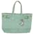 Christian Dior Lady Dior Canage Tote Bag Coated Canvas Light Blue Auth bs6492 Cloth  ref.978362