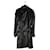 Incroyable trench-coat en fourrure Alexander McQueen Noir  ref.978390