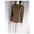 Giacca Chloé in lana e nylon marrone Marrone chiaro Marrone scuro - vista 13