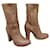 Sartore p boots 38,5 Beige Leather  ref.978502