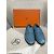 Hermès HERMES Pantoletten & Clogs T.EU 36 Leder Blau - Ansicht 8