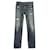 Jeans dritti strappati Comme des Garcons Blu Blu scuro Cotone  ref.978536