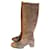 Lola Cruz high boots Beige Taupe Leather  ref.978539