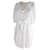 Tricot Comme des Garcons Top-Tunika mit Schleife vorne Weiß Baumwolle  ref.979015