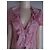 Comme des Garcons Blumenbluse mit Rüschen und V-Ausschnitt Pink - Ansicht 10