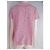 Comme des Garcons Blumenbluse mit Rüschen und V-Ausschnitt Pink - Ansicht 4