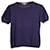 Giorgio Armani Le Collezioni camiseta morada Púrpura Algodón  ref.979061