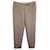 Giorgio Armani Straight-leg Trousers in Beige Cotton  ref.979064
