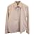 Camisa con detalle plisado de algodón beige de Armani Collezioni  ref.979116