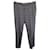 Pantalones ajustados a cuadros de lana gris Giorgio Armani  ref.979188