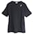 Saint Laurent T-Shirt mit „Slow Kissing“-Print aus schwarzer Baumwolle  ref.979201