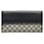 Gucci Diamante Canvas Leather Trimmed Wallet 143389 Black  ref.979222