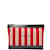 Balenciaga Navy Clip Canvas Clutch Bag 420407 Red Cloth  ref.979238