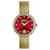 Versus Versace Lea Relógio com pulseira de cristal Dourado Metálico  ref.979290