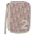 Bolsa de lona Christian Dior Trotter rosa Auth yb228  ref.979474