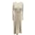 Autre Marque NON SIGNE / UNSIGNED  Dresses T.International S Cotton Cream  ref.979643