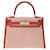 Hermès Hermes Kelly Pink Leinwand  ref.979748