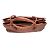 Nancy Gonzalez Red Python Skin Leather Double Top Handle Satchel Handbag - view 5