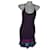Franckie Morello Midi dress Turquoise Dark purple Wool  ref.980337