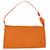 Louis Vuitton Pochette Zubehör Orange Leder  ref.980472