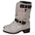 CHANEL Tricolor Tweed Buckle Boots Multiple colors  ref.980816