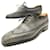 BERLUTI OXFORD SHOES WITH FLOWER TOE 7 41 GRAY LEATHER SHOE SHOES Grey  ref.981391