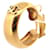 VINTAGE MONO EARRING CHANEL LOGO CC VICTORY DE CASTELANNE 1990 EARRING Golden Metal  ref.981493
