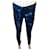 The Kooples Die Kooples Slim-Jeans mit Schlangenmuster Blau Baumwolle Elasthan  ref.981558