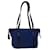 PRADA Quilted Shoulder Bag Nylon Leather Navy Auth 47100 Navy blue  ref.981584