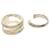 Autre Marque Tiffany & Co. Ring aus Metall 2Set Silber Auth am4668  ref.981620