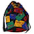 SAINT LAURENT LOVE Bolsa de Ombro Nylon Multicolor Auth yk7630 Multicor  ref.981694