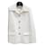 Chanel silk blazer White  ref.981751