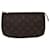 Zippy Louis Vuitton Pochette Accessoire Brown Cloth  ref.981902