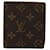 Louis Vuitton card case Brown Cloth  ref.982240