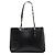 Borsa Chanel CC Mademoiselle Ligne nera Nero - vista 3