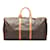 Louis Vuitton Monogramma Keepall 55 Marrone Tela  ref.982436